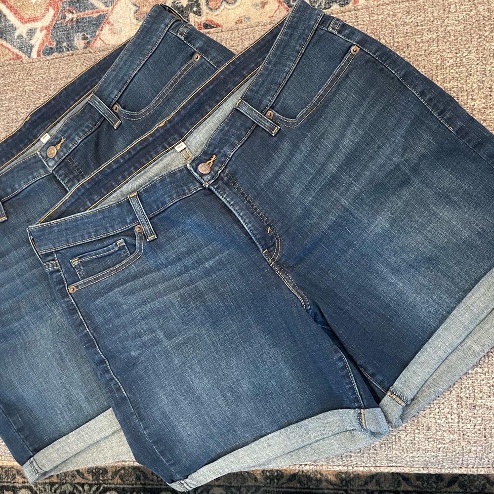 Levi’s Women’s Denim Shorts (2 pair)